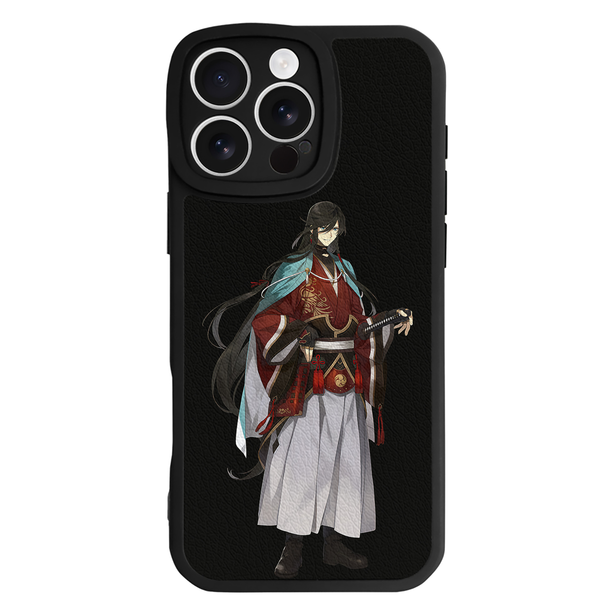 （画像用） 刀剣乱舞 Touken Ranbu 【iPhone 16シリーズ対応】シリコンスマホケース（レザー調） 材質：シリコン